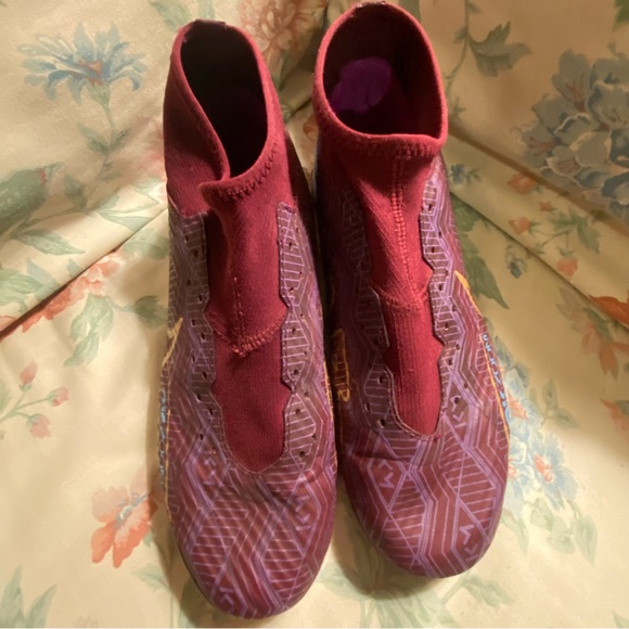 Nike Zoom Superfly 9 Mercurial KM Academy TF Turf Soccer Shoe Dark Beetroot/Gold - Picture 6 of 12